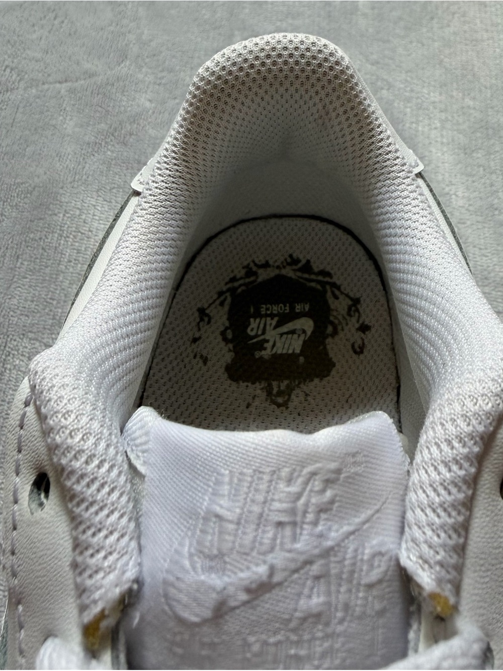 Nike Air Force 1 Low DH2920-111 2023 White Leather Sneakers 4.5Y Running Shoes - Picture 9 of 15